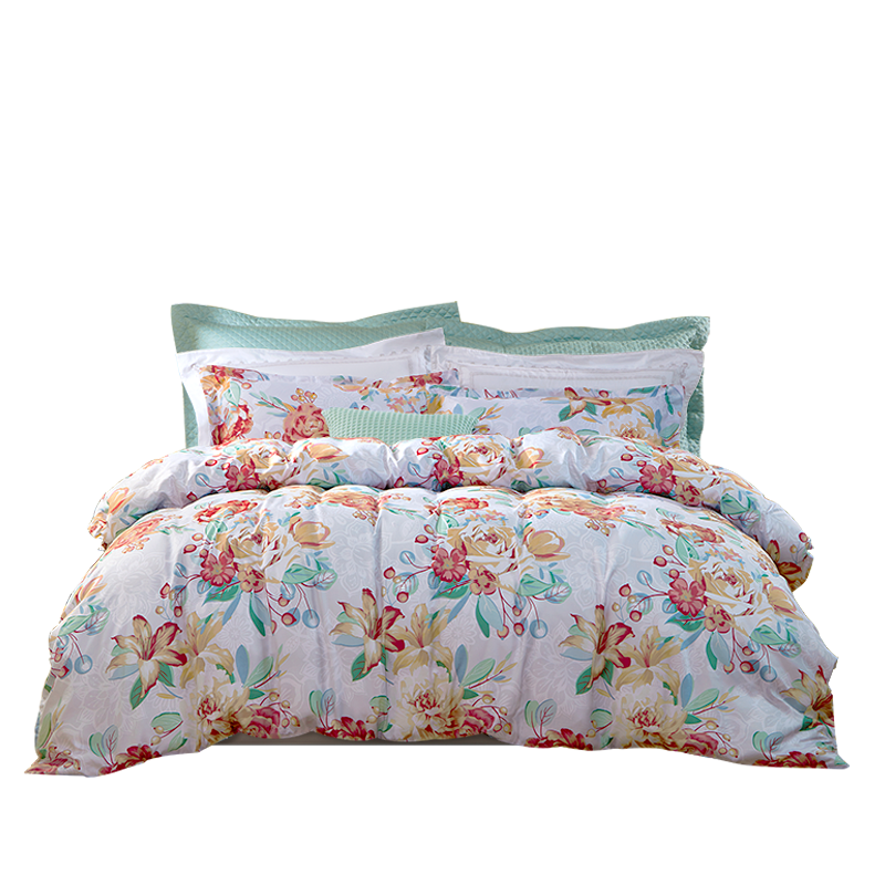 富安娜 芳华雅韵 床品四件套 