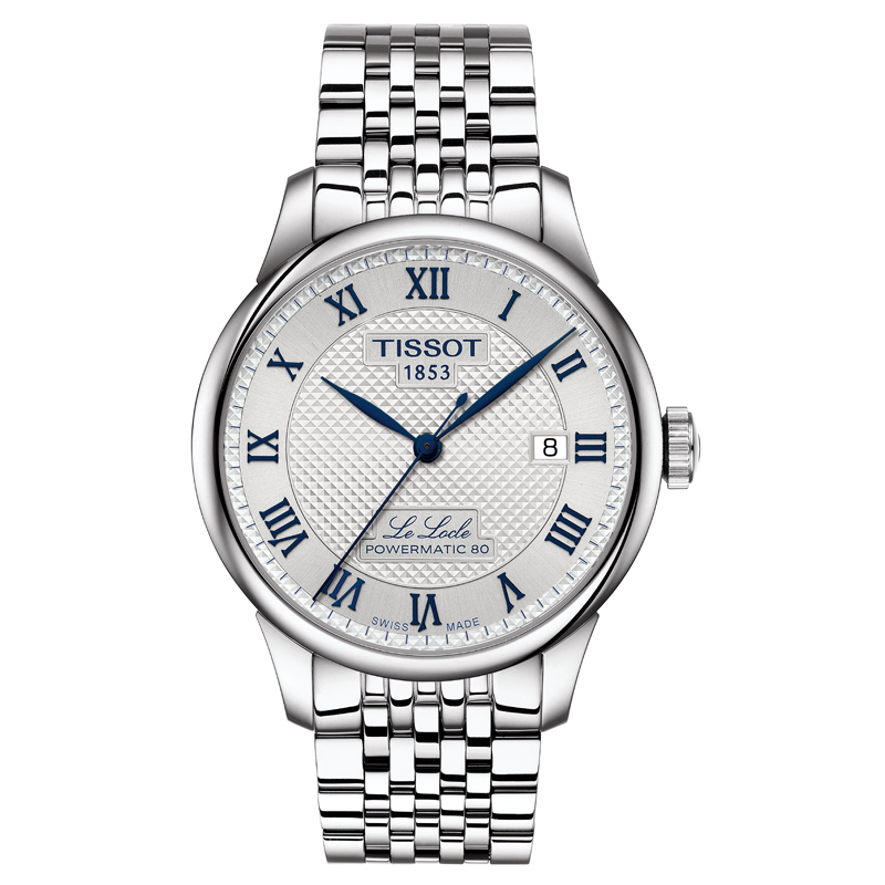 TISSOT天梭 力洛克系列钢带机械男士手表T006.407.11.033.03（单位：块） 银色