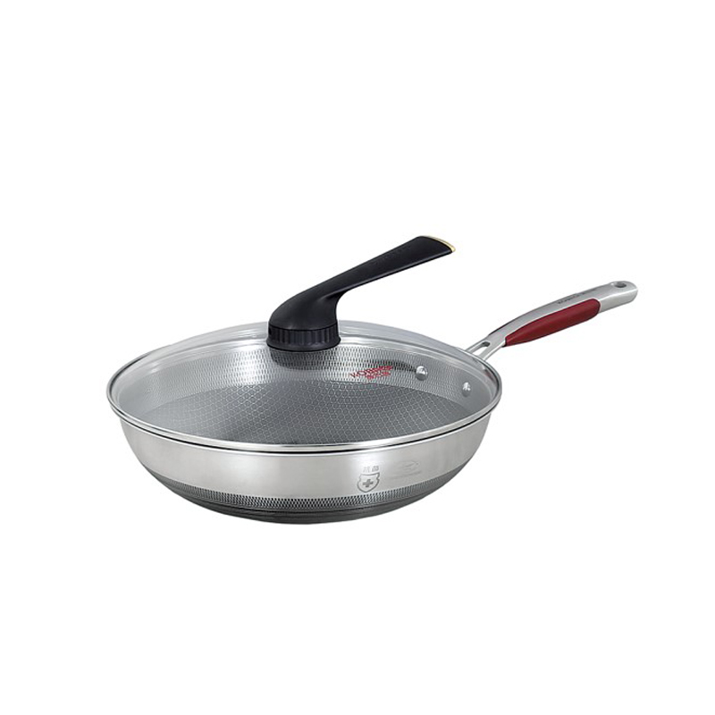 康巴赫 第五代抗菌蜂窝炒锅 KGD-C30W 30cm 不锈钢色（单位：个）