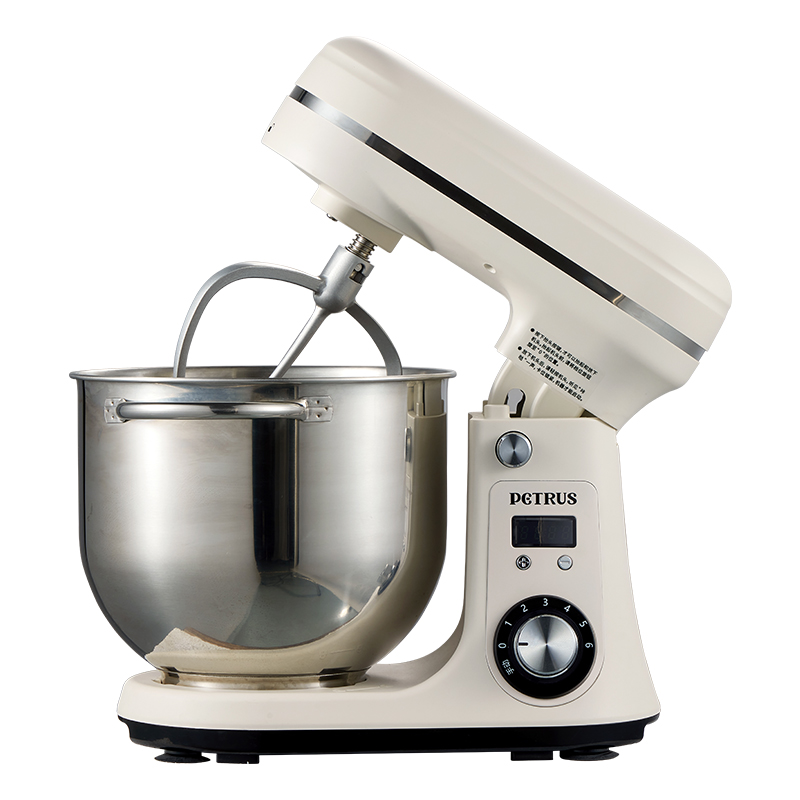 柏翠（petrus）PE4633电子式家用多功能厨师机和面机（单位：个） 米白色