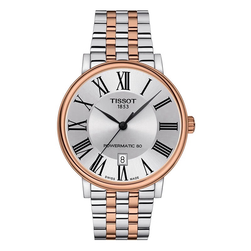 TISSOT天梭 卡森臻我系列机械男表手表 T122.407.22.033.00（单位：块） 银色