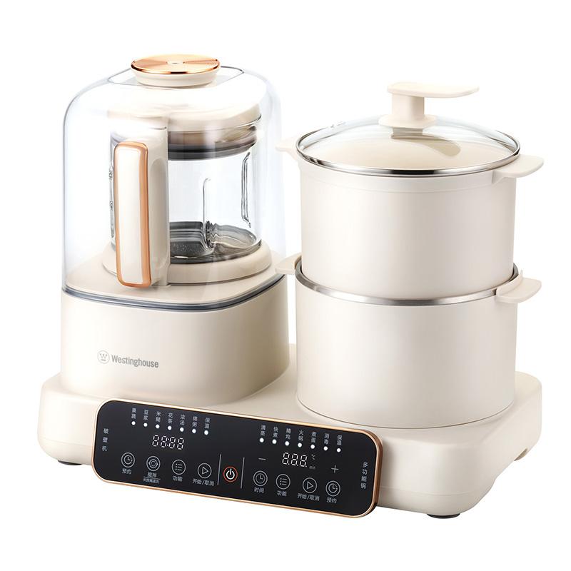 西屋Westinghouse多功能烹饪料理机WSC12D01  单位：台 杏仁白