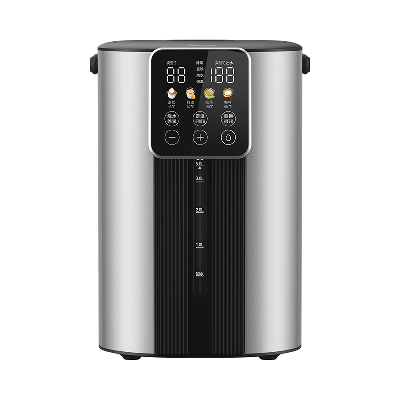 美的（Midea）电热水壶瓶5L触控屏可调温除氯316L7档定温EB50D1（单位：台） 灰色