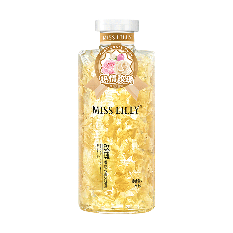 蜜斯莉 玫瑰香氛花瓣沐浴露248g (计价单位：瓶） 玫瑰金