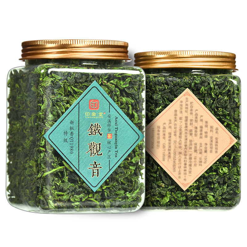 印象堂正宗祥华原产铁观音茶叶特级兰花香罐装600g乌龙茶礼品（单位：罐） 无色