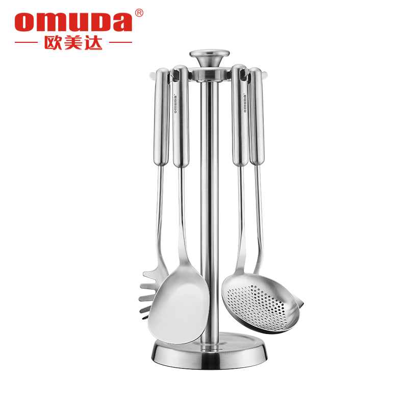 欧美达 巴赫系列-304铸钢套铲5件套 BHTC-5（套） 不锈钢色