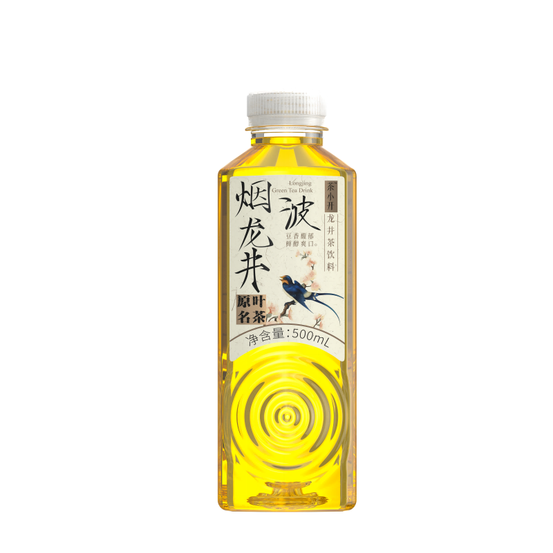 茶小开烟波龙井500ml*15（单位：箱） 香槟黄