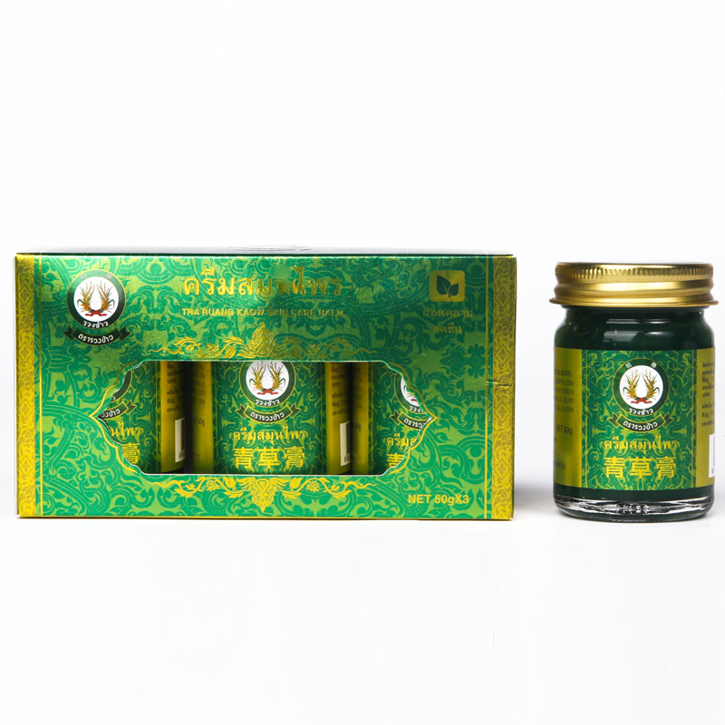 稻穗青草膏50克*3（单位：盒） 清新色