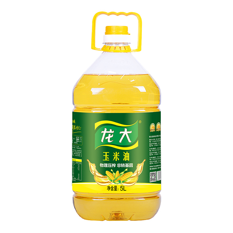 龙大压榨玉米油5L（单价：桶） 清新色