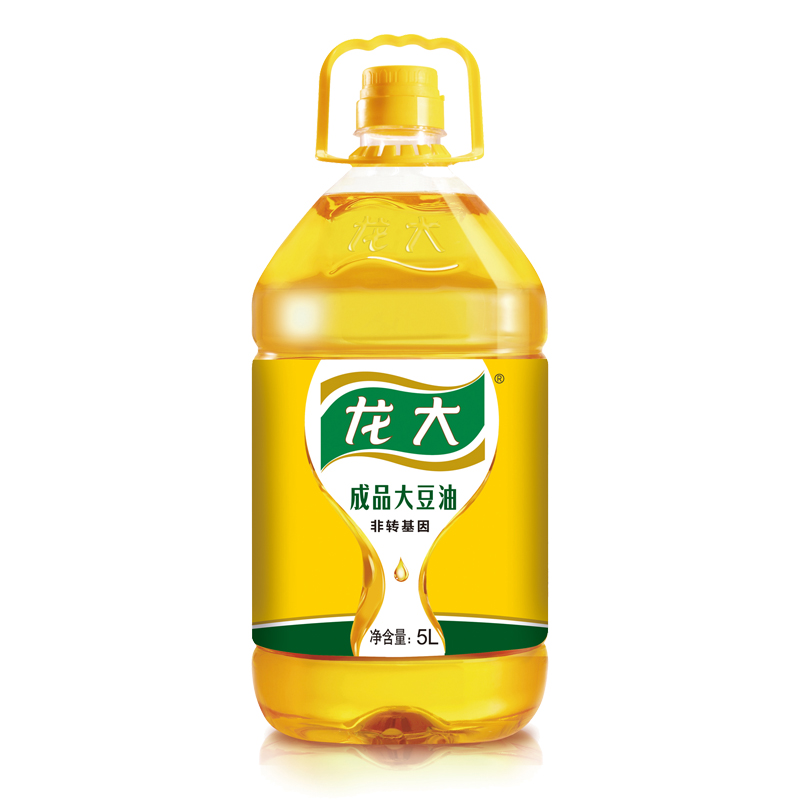 龙大非转基因大豆油5L（单位：桶） 黄色