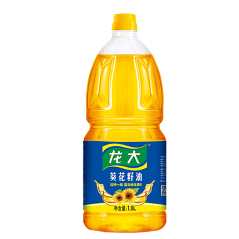 龙大压榨葵花籽油1.8（单位：桶） 宝石蓝