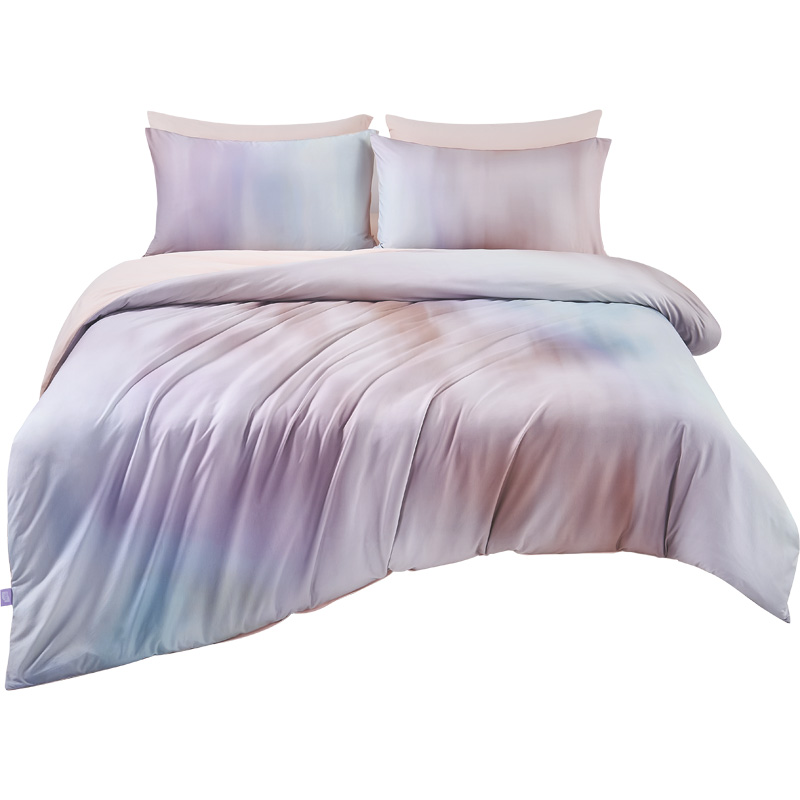 唯我WNT23078河谷曲-奈特针织棉四件套A类防螨   被套：200*230cm