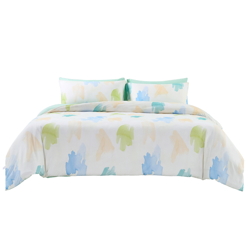 唯我青提藤蔓-奈特针织棉四件套A类防螨床上四件套   被套：200*230cm