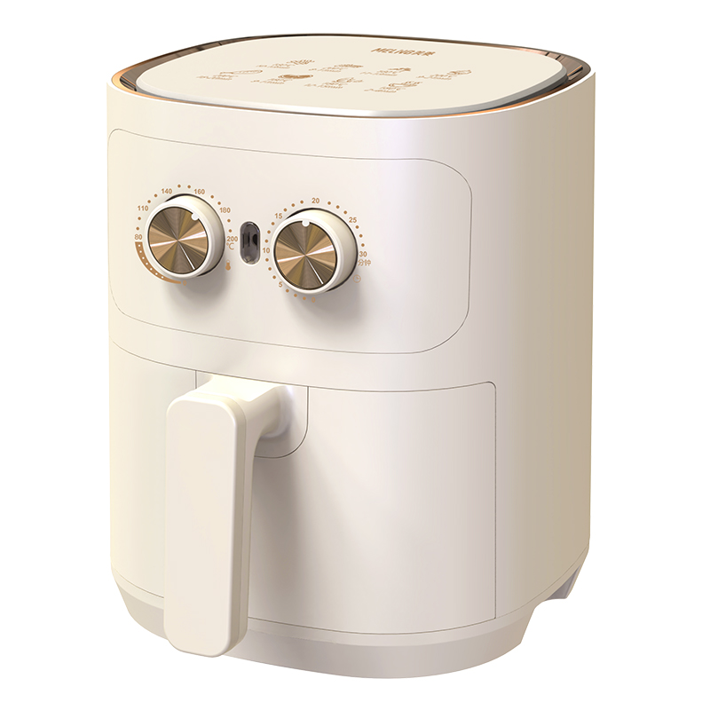 美菱（MELNG）家用空气炸锅 4.2L大容量 精准控温调时MZD-3505（单位/台） 象牙色