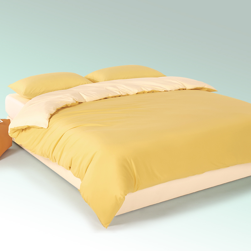 唯我轻柔奈特针织棉A类防螨床上三件套被套1+枕套2 半轮月 被套：200*230cm