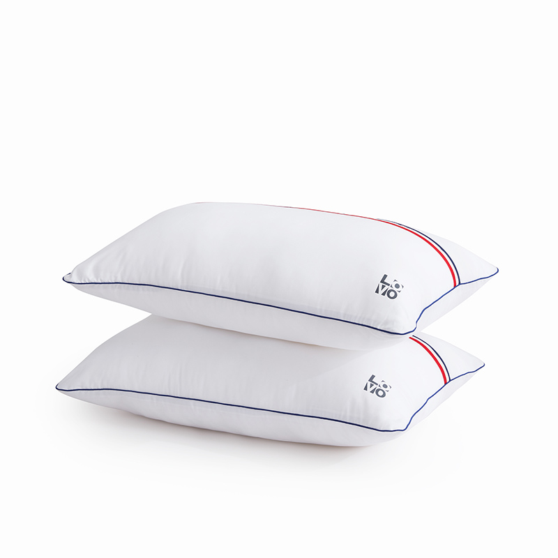 LOVO 恬静舒睡防螨对枕（单位：个） 自然色 白色