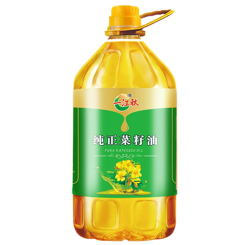 一江秋食用油 纯正菜籽油5L（偏远地区不发货）单位：桶 玫瑰金 5L