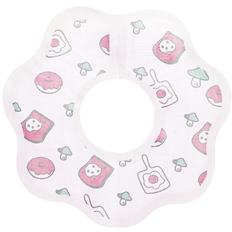 安可新一次性口水巾婴儿围嘴防水新生宝宝防吐奶垫20片*3包（单位包） 巧克力