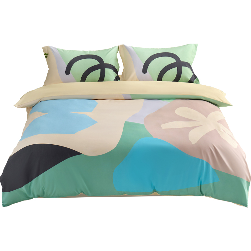 唯我野趣再生环保数码可循环纤维A类抗菌床上磨毛四件套   被套：200*230cm