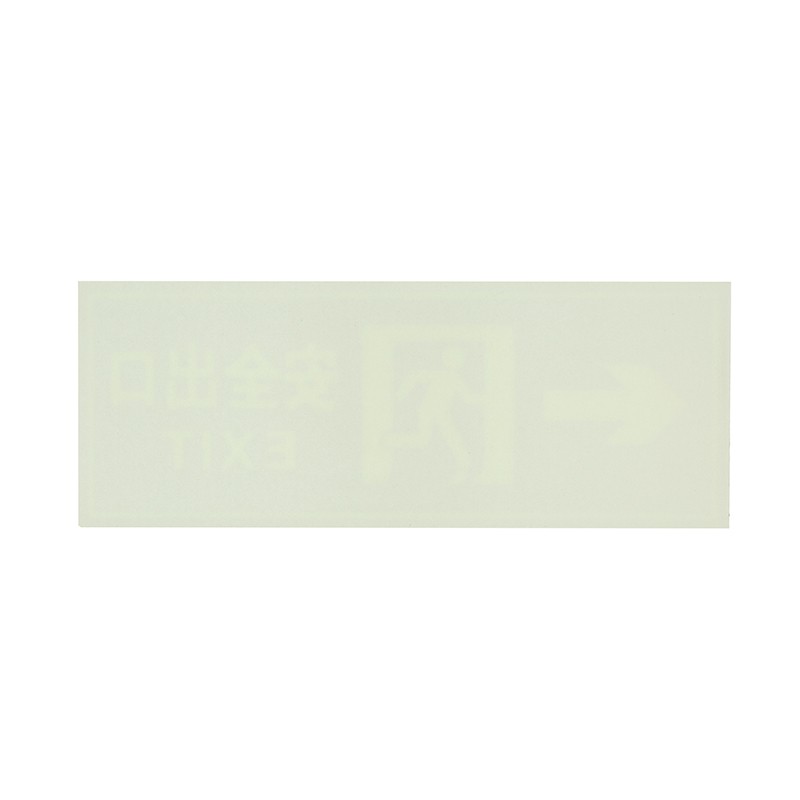 神龙安全出口字五件套警示指示标示牌（套） 柠绿色