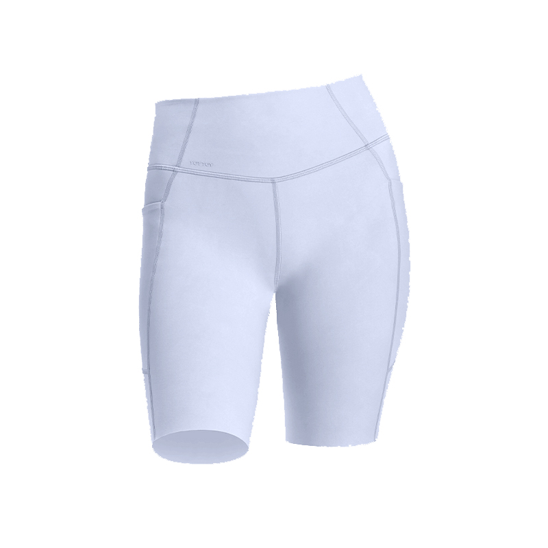 yottoy运动短裤 骑行裤女外穿高弹紧身提臀瑜伽健身跑步五分 单位：件 深蓝色