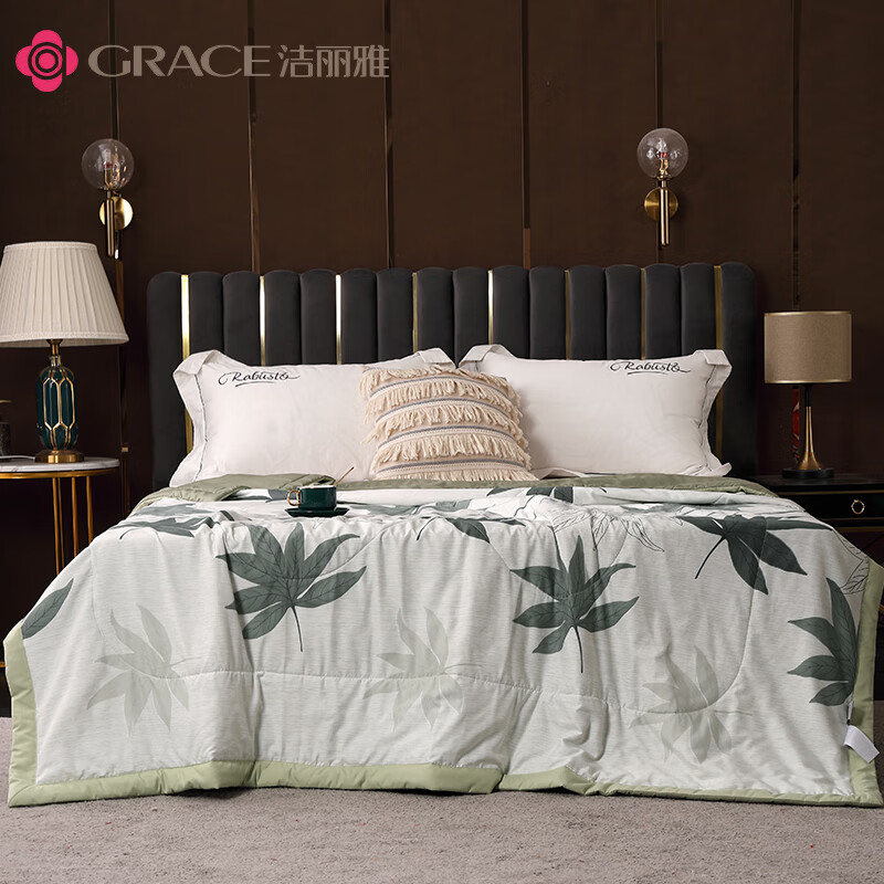 洁丽雅Grace莱卡天丝夏被-慕语200x230cmcm JLY-YHC1465（单位：床）  