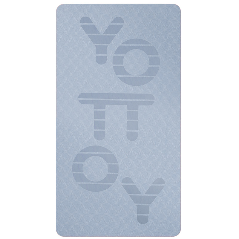 YOTTOY 明星系列双人瑜伽垫 145*200cm 单位：件 蓝色