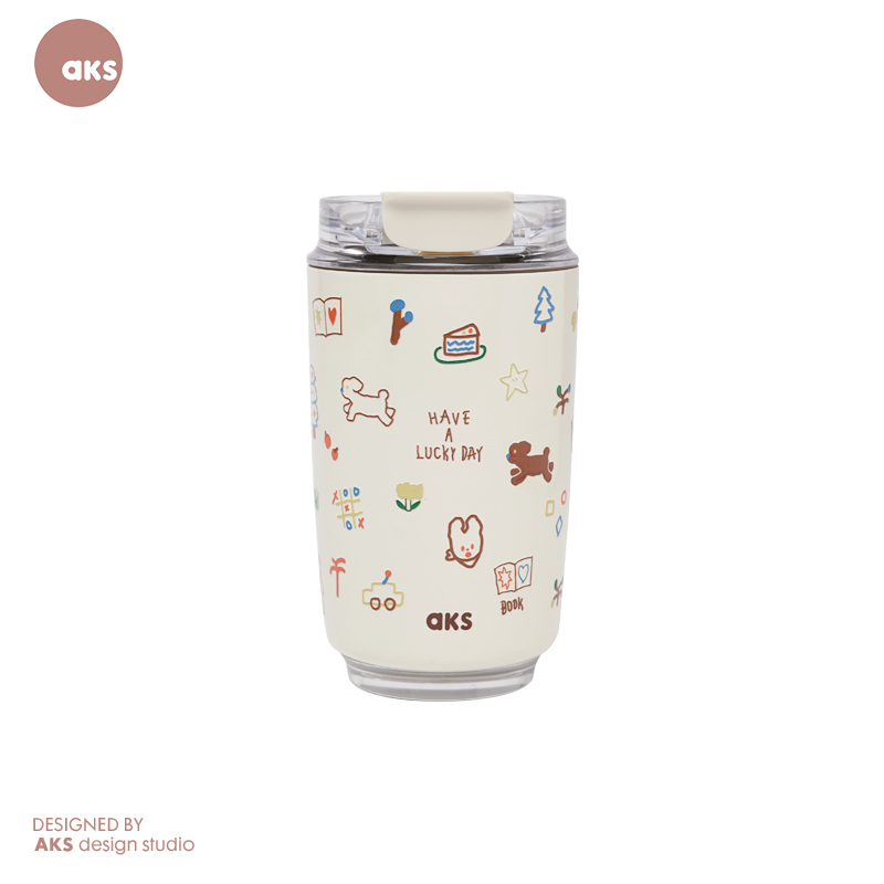 AKS幸福乐园-插画师原创IP-奈可暖暖    极地杯   320ML     /个 奈可暖暖