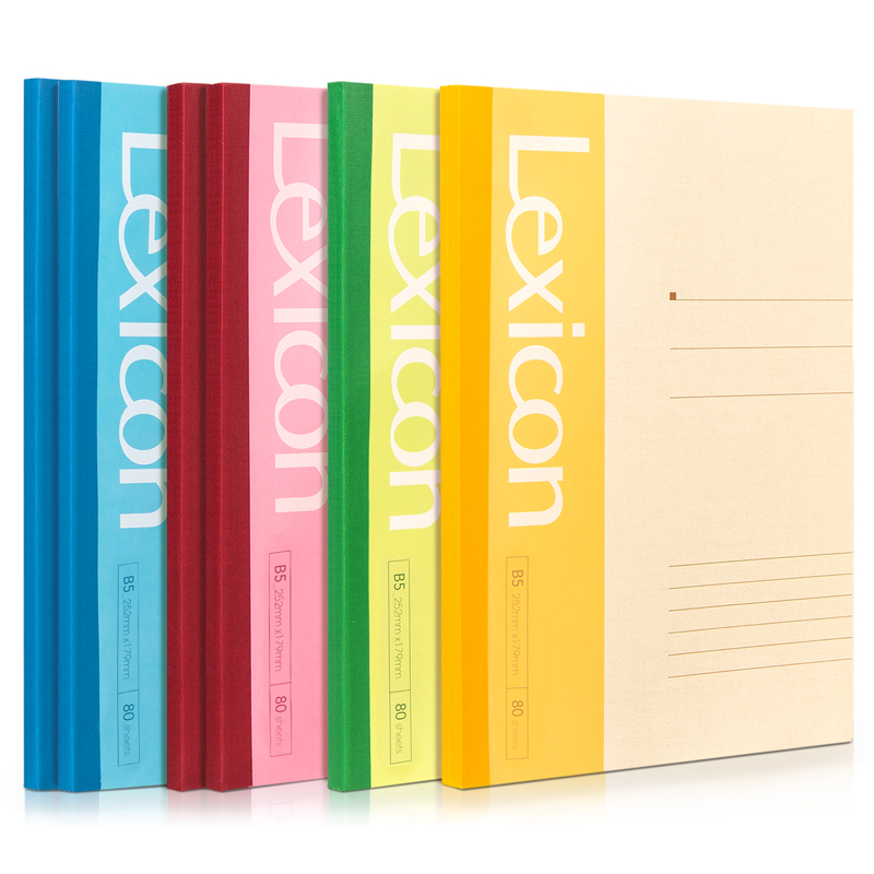 得力(deli)6本B5/160页无线装订软抄本  文具办公用品单位：组 混色