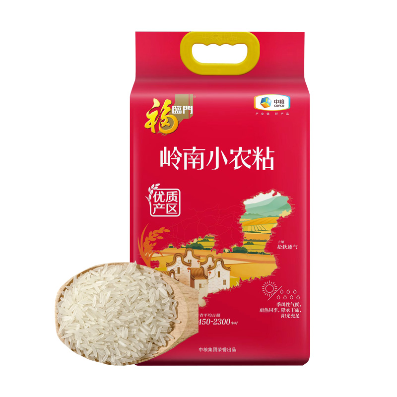 福临门岭南小油粘5KG/袋 自然色