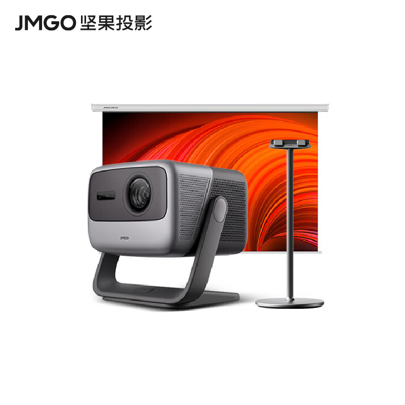 坚果投影（JMGO）N1S Pro 4K超高清三色激光 云台投影仪（单位：台） 深灰色