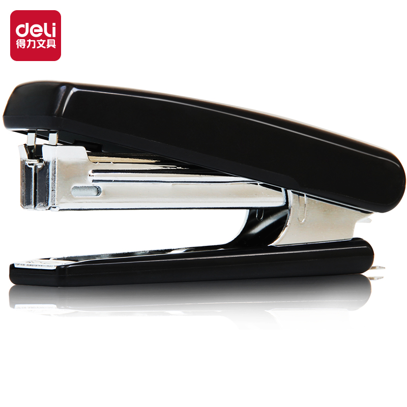 得力(deli) 0221 适用10号钉 订书机 黑色（单位：个）