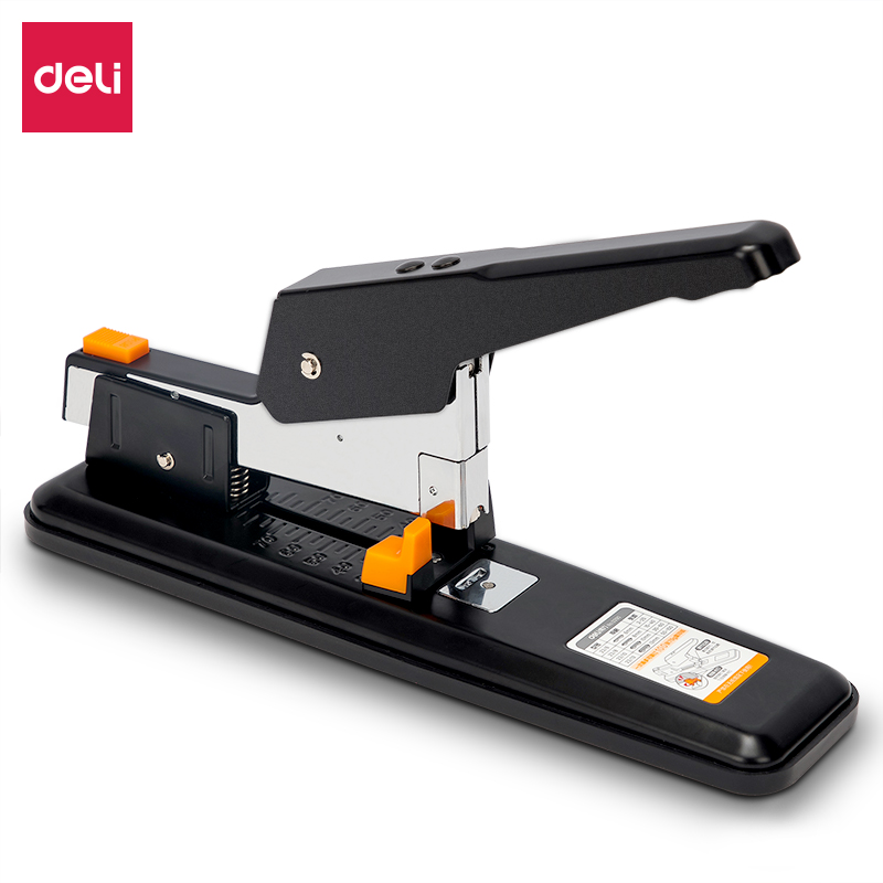 得力(deli) 0290 288*78*173mm 重型订书机 黑色（单位：个）