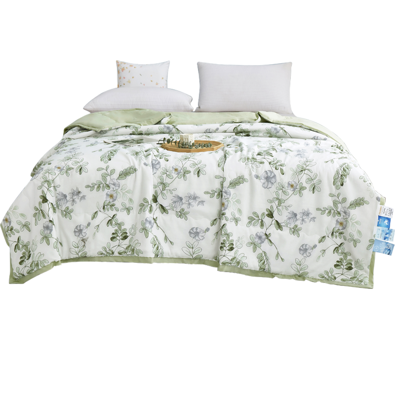 唐纳家纺（IDONNA）天丝凉感被-清风TN-SQ24019规格：200*230CM 单位（条）） 白色 200*230CM