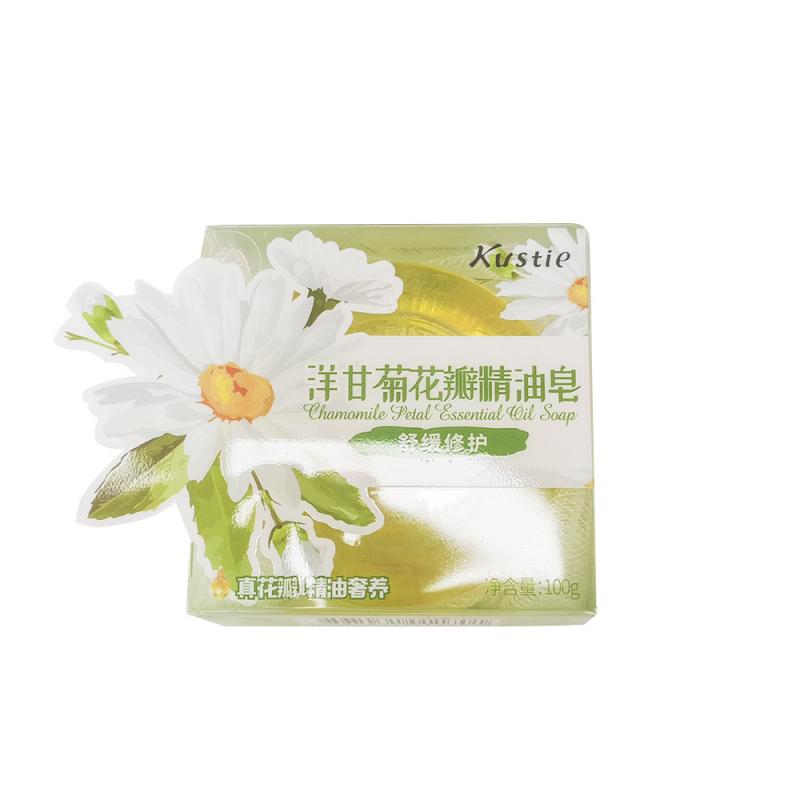 蔻斯汀 洋甘菊花瓣精油皂（升级版）100g 单位（盒） 清新色
