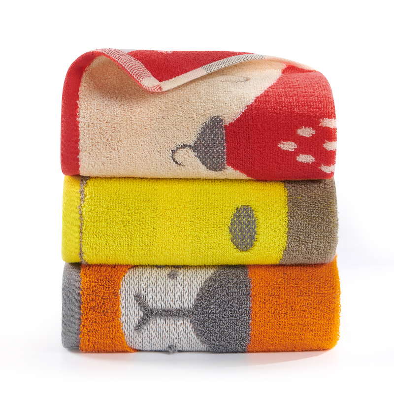 洁玉 幸运星面巾 单条袋装 红、桔、黄