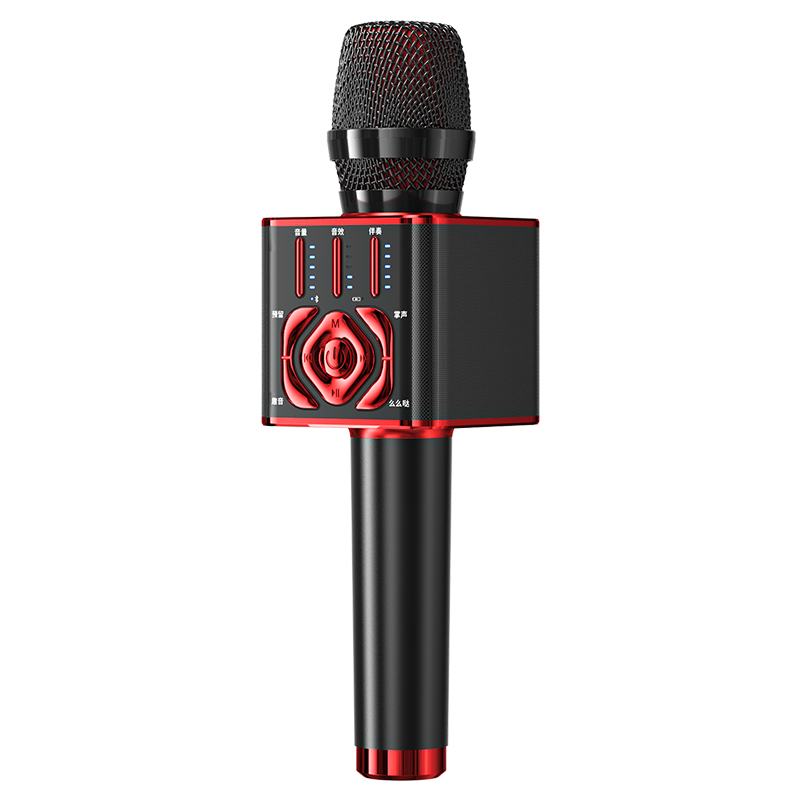 纽曼麦克风K歌宝无线话筒蓝牙音箱音响一体MC29轻享版 单位：个 黑红色