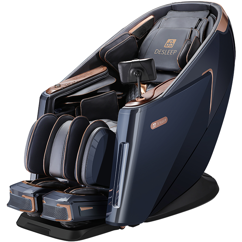 迪斯（Desleep）家用太空舱4D机械花瓣机芯腿足分离式按摩椅DE-A80L深眠舱（单位：台） 深蓝色