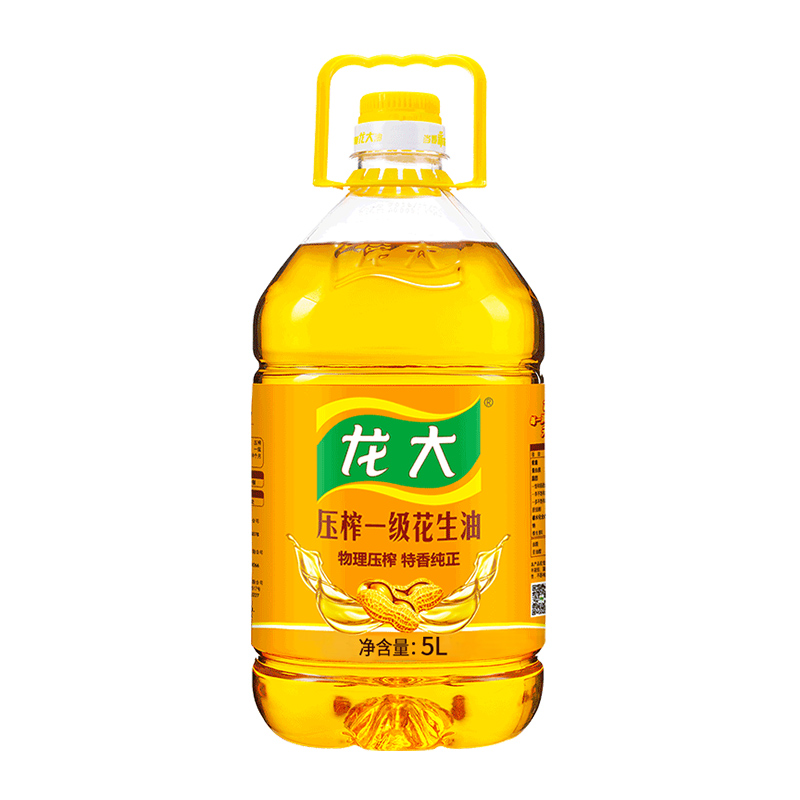 龙大压榨一级花生油5L单位：桶 黄色