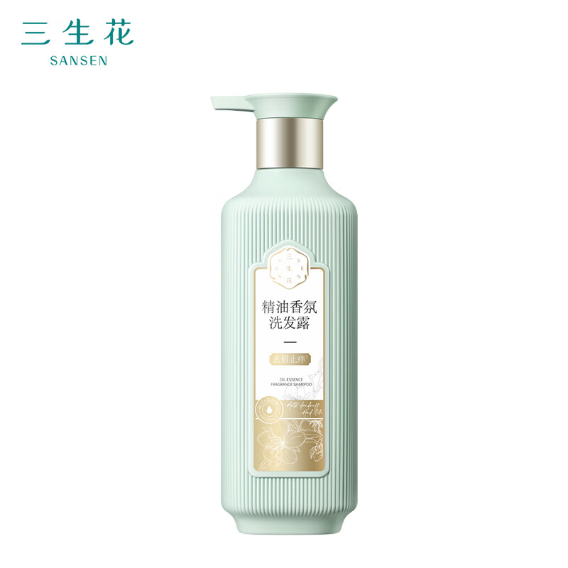 三生花 精油香氛洗发露(去屑止痒)500ml（单位：瓶） 本白色
