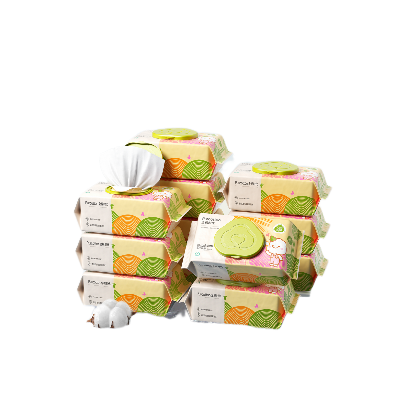 全棉时代棉湿巾15X20CM 80片/包 12包（单位：袋） 白色