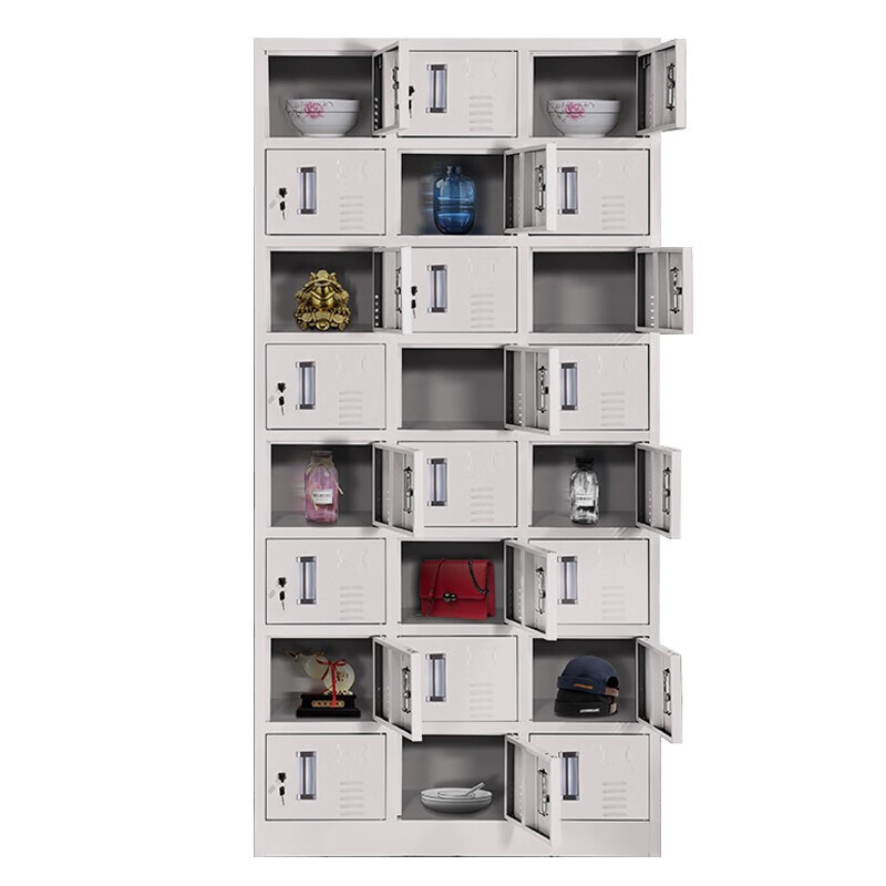 荣美盛  文件柜二十四门更衣柜 单位：个 900*350*1800mm