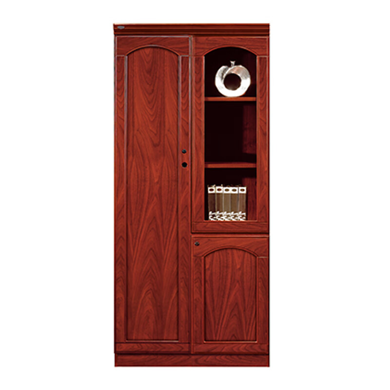 荣美盛办公文件柜书柜储物柜 900*420*2000mm/个 左木门