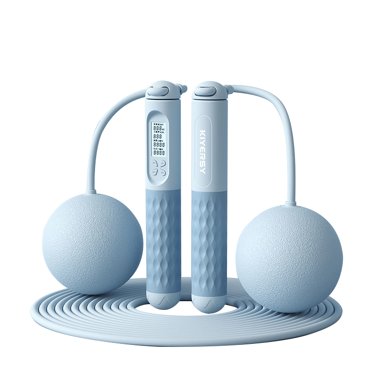 凯亚仕(KIYERSY)液晶屏计数两用跳绳KYS-512（单位：个） 蓝色