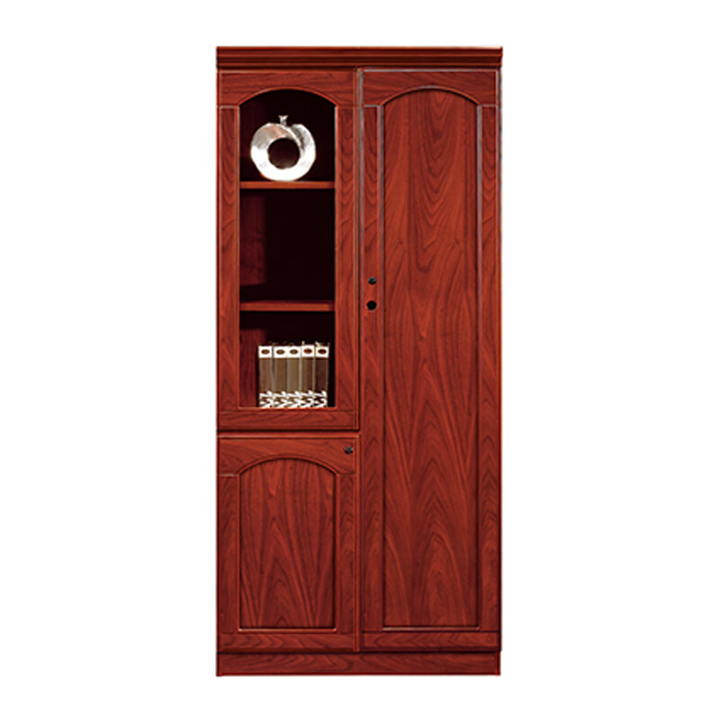 荣美盛办公文件柜书柜储物柜 900*420*2000mm/个 右木门