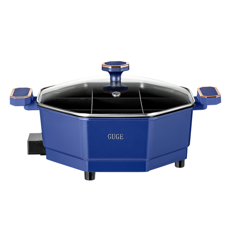 谷格（GUGE）G969九宫格火锅   深蓝色6L/台 深蓝色