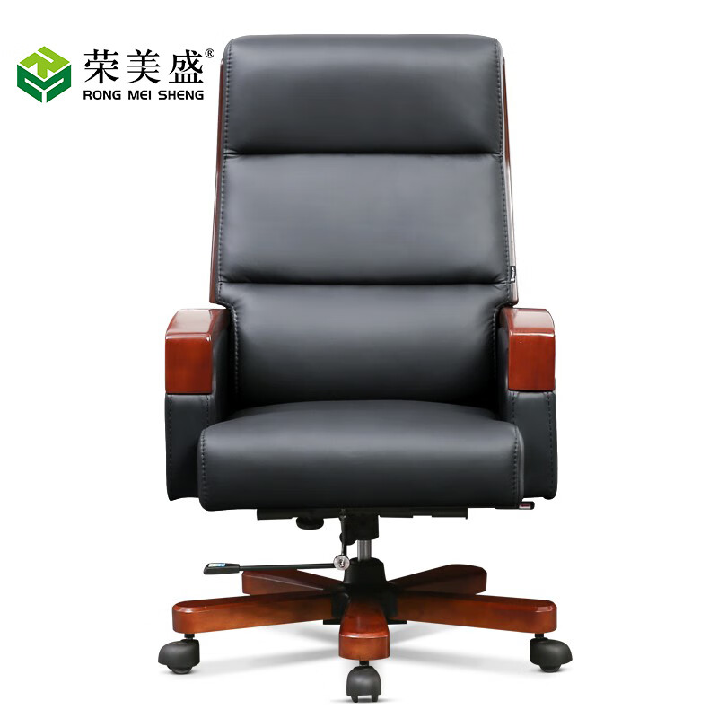 荣美盛 办公家具会议椅子老板椅 单位：张 730*520*1220-1300mm