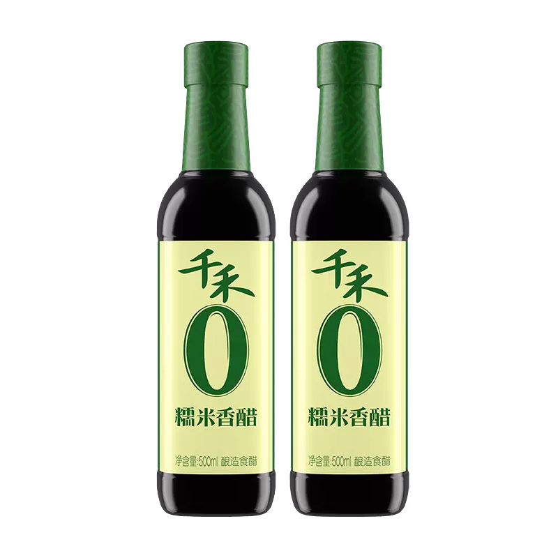 千禾零添加糯米香醋500ml*2（单位：瓶） 500ml*2