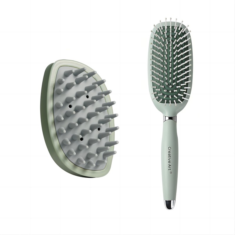 Creative Art绿意盎然-气垫梳洗头刷(单位:套) 二件套