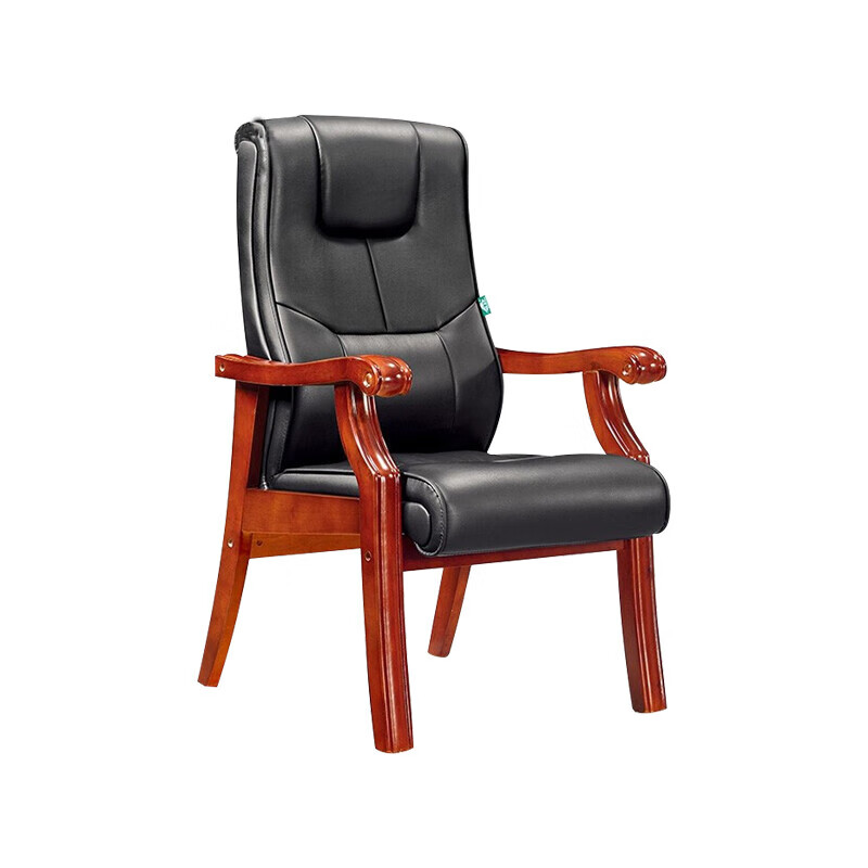 荣美盛 简约现代电脑椅办公椅老板椅会议椅 640W*690D*1150H 张 牛皮